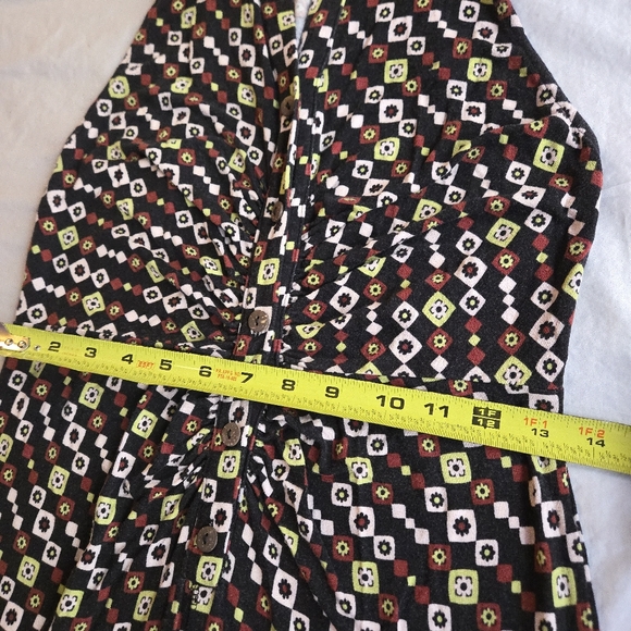 Free People Shayna Halter Wide Leg Black and White Floral Jumpsuit - Picture 10 of 15